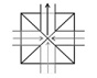Beam Path Cross Dichroic Prism(X-cube)